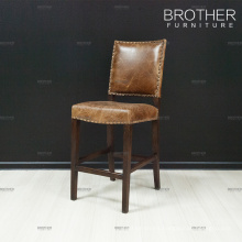 Best price in market bar chair vintage leather bar stool high chair